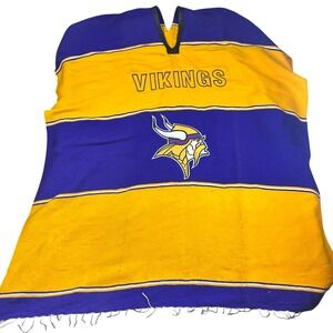 Minnesota Vikings Poncho Purple Yellow NFL Football Game Day Outdoor